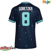 Camiseta Alemania Leon Goretzka #8 Visitante Equipación para mujer Mundial 2026 manga corta